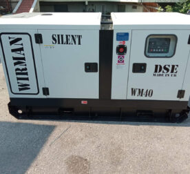 Γεννήτρια WIRMAN Κλειστού Τύπου 40kva Με τον αυτόματο πίνακα μεταγωγής, Υδρόψυκτο 1500 στροφές
