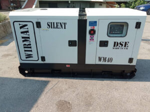 Γεννήτρια WIRMAN Κλειστού Τύπου 40kva Με τον αυτόματο πίνακα μεταγωγής, Υδρόψυκτο 1500 στροφές