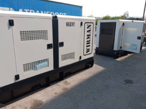 Γεννήτρια WIRMAN Κλειστού Τύπου 125kva Με τον αυτόματο πίνακα μεταγωγής, Υδρόψυκτο 1500 στροφές