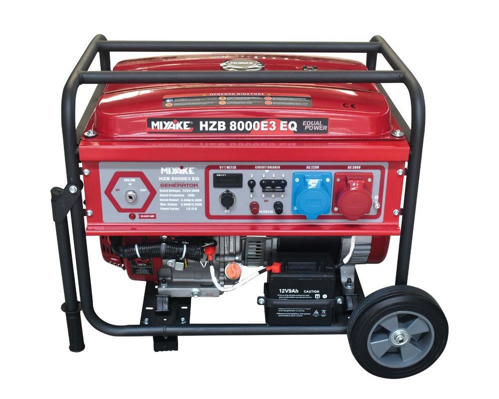 202323 Miyake HZB 8000 E3 ΕQ Γεννήτρια Βενζίνης 16hp 8kva - Image 1
