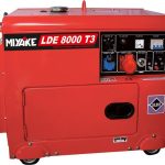 Miyake LDE 6800 T3 Τριφασική Γεννήτρια Πετρελαίου Κλειστού Τύπου 12hp 6.8kva
