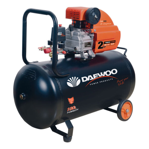 12819018711070 Αεροσυμπιεστής Daewoo DAAC100D 100lt 2hp