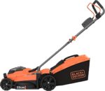 alt="Black & Decker 33cm Χλοοκοπτική Μηχανή με 2 μπαταρίες 2.5ΑΗ BCMW3318L2-QW"