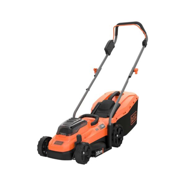 bcmw3318l2_1 alt="Black & Decker 33cm Χλοοκοπτική Μηχανή με 2 μπαταρίες 2.5ΑΗ BCMW3318L2-QW"