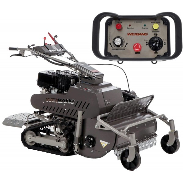 02wbgt6813-te Weibang WBGT6813-TE Βενζινοκίνητος Καταστροφέας με Σφυριά & Ερπύστριες Τηλεκατευθυνόμενος & Επιβαίνοντος Χειριστή - Image 1