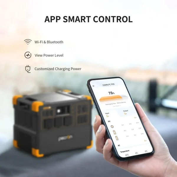 PECRON E3600LFP POWER STATION EΠΕΚΤΑΣΙΜΟ 3600W 3072Wh - Image 3