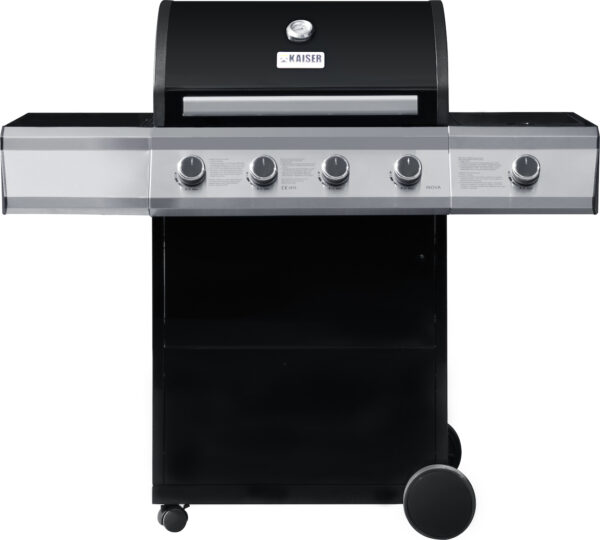 Kaiser Inova Ψησταριά Υγραερίου Μαντεμένιας Σχάρας  με 4 Εστίες 12kW και Πλαϊνό Μάτι - Image 2